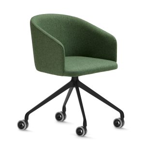 Stuhl Oscar mit 4 Armen und Rollen